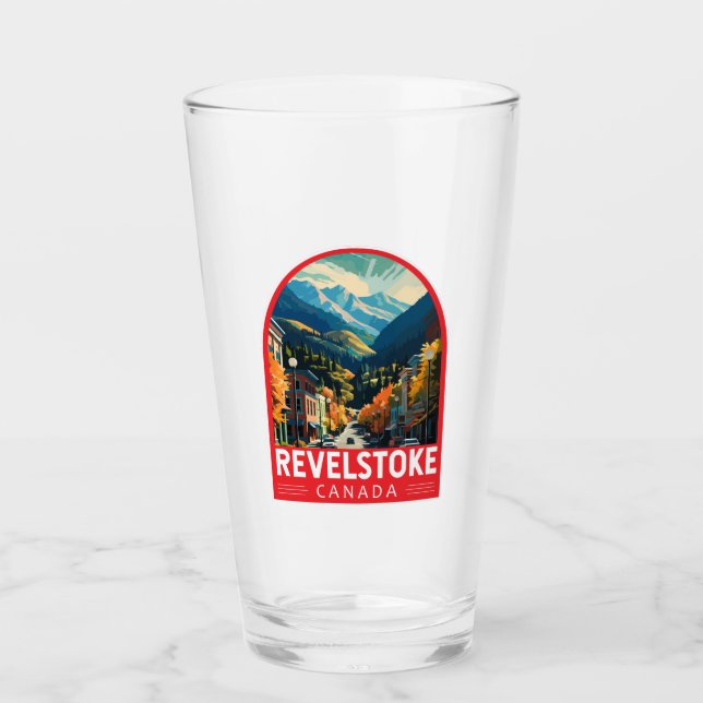 Revelstoke Canadá Viajes de arte Vintage (Anverso)