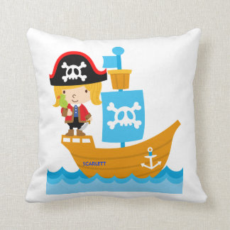 Reversible de la almohada del pirata del chica de