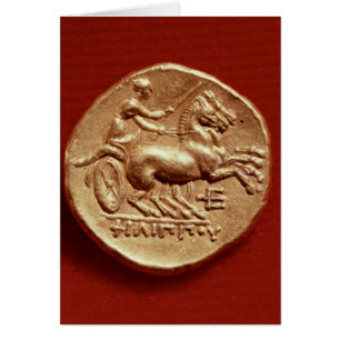 Reverso de un estadista de Felipe II de Macedonia