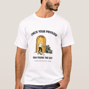 Revisa tu Privilegio - Camiseta de Mujer de Bitcoi