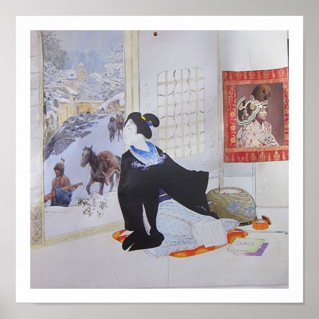 Revisando a los vecinos - arte de collage (Frente)