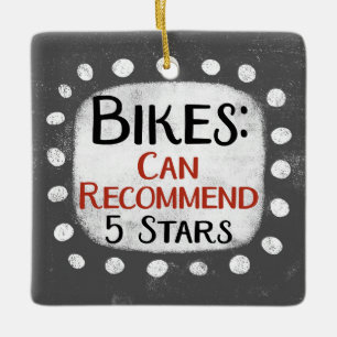 Revisión de bicicletas Ornamento de 5 estrellas
