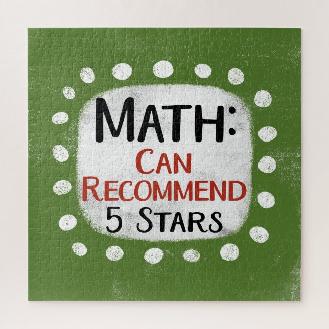 Revisión de matemáticas 5 estrellas rompecabezas (Vertical)