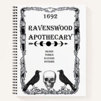 Revista de cuaderno de notas de Ravenswood Apothec