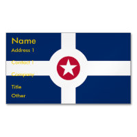 Revista de tarjetas de visita con bandera de India