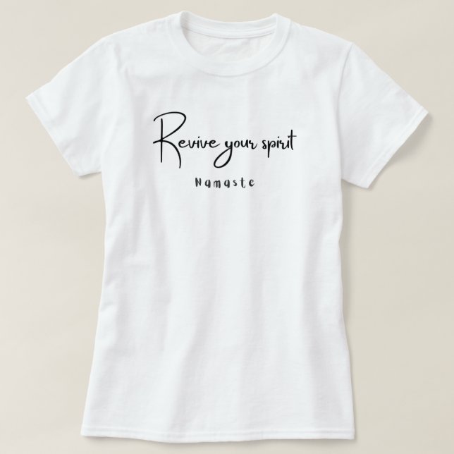 Revive tu camiseta de yoga de amor (Diseño del anverso)