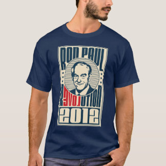 Revolución 2012 de Ron Paul - camiseta oscura