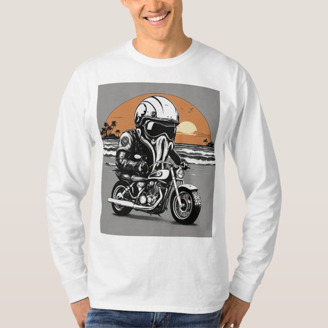 Revolver tu estilo: Camiseta inspirada en la motoc (Anverso)