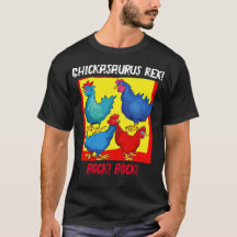 ¡Rex de pollo! Camiseta (oscura)