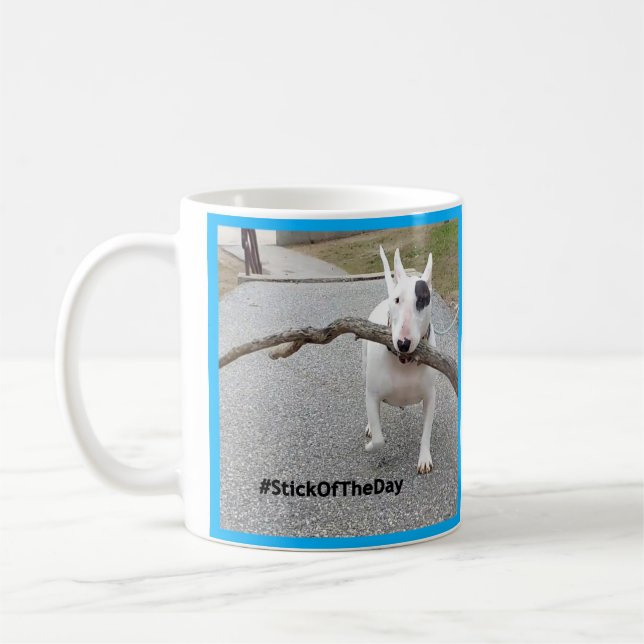 Rex el palillo de la TV Terrier de la taza del día (Izquierda)