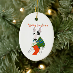 Rex Esperando El Ornamento De Santa