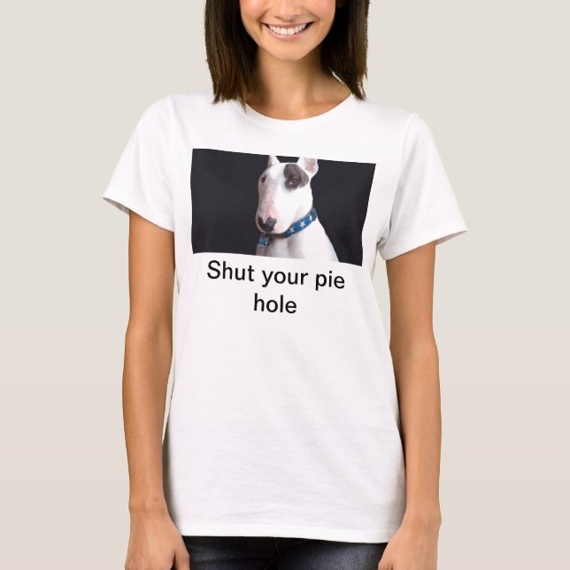 Rex La TV Terrier, cerró su camiseta del agujero (Anverso)