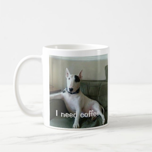 Rex La TV Terrier necesito la taza de café (Izquierda)