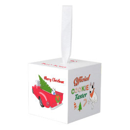 Rex The TV Terrier Navidades Cubo Ornamento