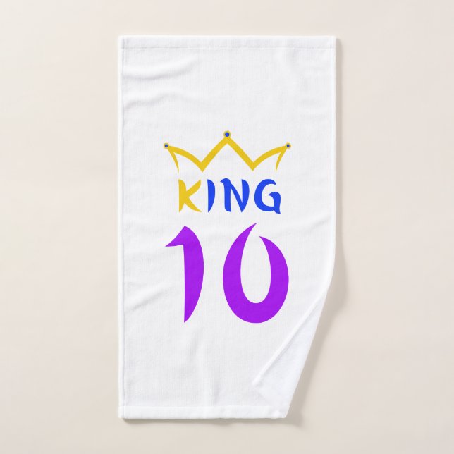 Rey 10 (Toalla de mano)
