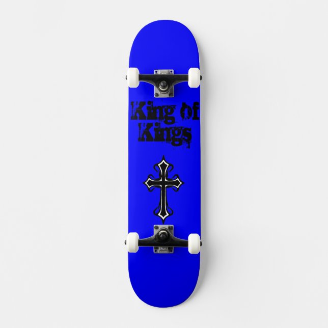 Rey azul de reyes Skateboard Deck (Anverso)