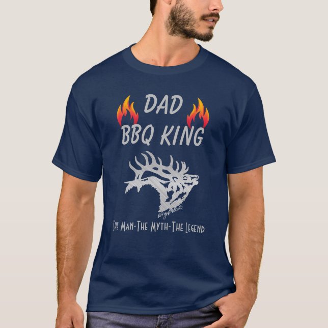 Rey barbacoa, camiseta de toro (Anverso)
