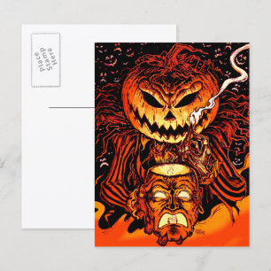 Rey Calabaza Señor de las Linternas Tarjeta Postal
