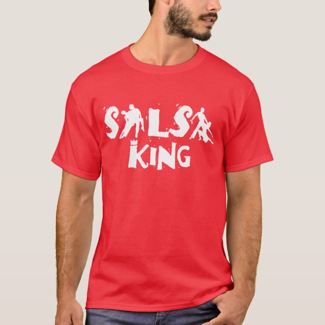REY camiseta de la SALSA - para los amantes de la (Anverso)