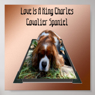 Rey Charles Cavalier Spaniel, Poster de arte pop o