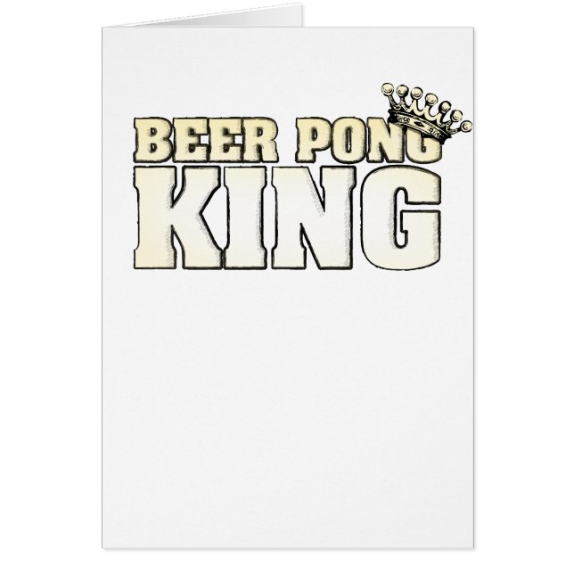 Rey clásico de Pong de la cerveza (Frente)