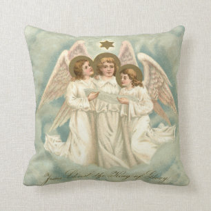 Rey de 3 ángeles de la almohada cristiana del dí