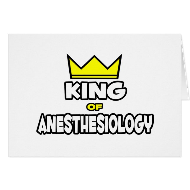 Rey de Anestesiología (Anverso (Horizontal))