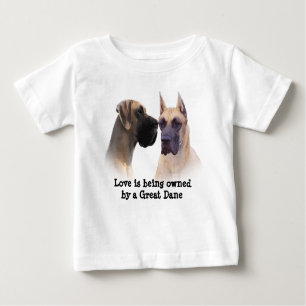 Rey de great dane de la camiseta unisex del niño