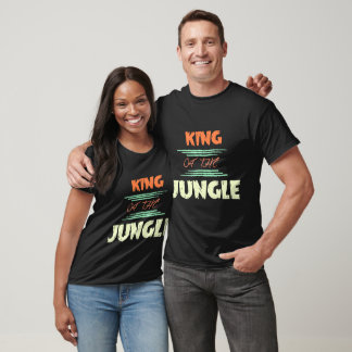 Rey de la camiseta de la jungla - Audaz Gráfico de