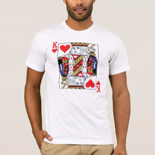 Rey de la camiseta de los corazones
