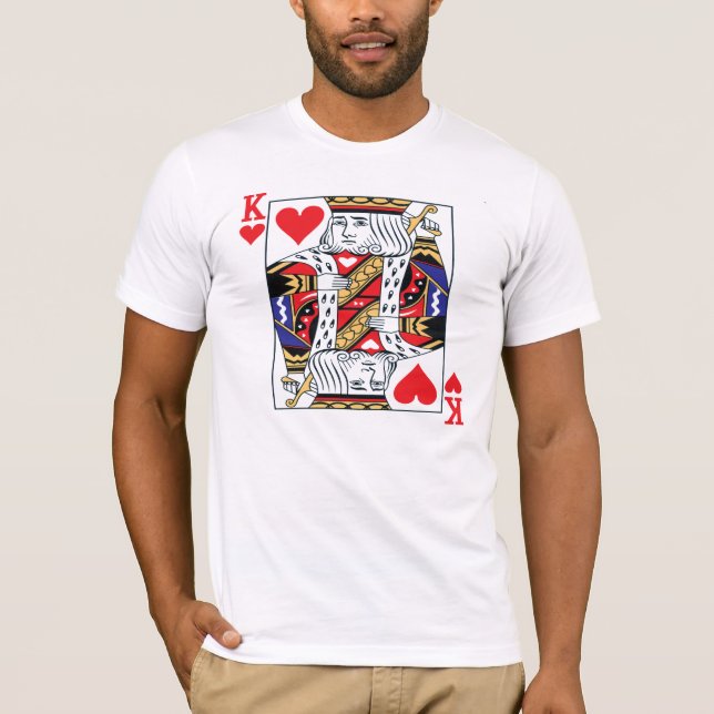 Rey de la camiseta de los corazones (Anverso)