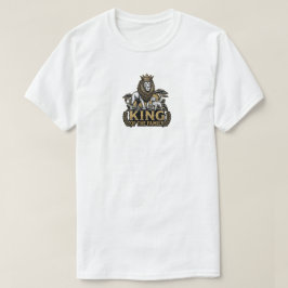 Rey de la Familia Camiseta del León Papá y Cachorr