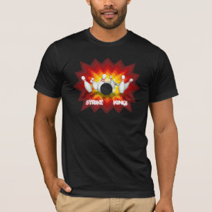 Rey de la huelga: Camiseta de los pernos de bolos: