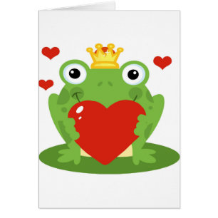 Rey de la rana con el corazón