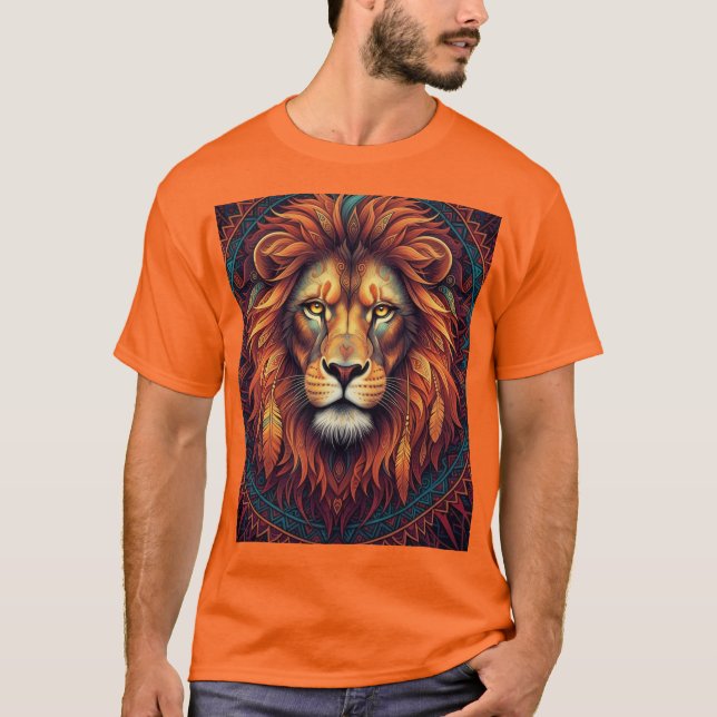 "Rey de la Selva - Audaz Camiseta León" (Anverso)