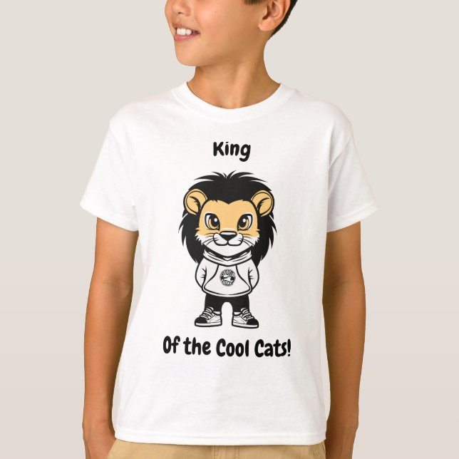 ¡Rey de los gatos de Guay! Camiseta para niños (Anverso)