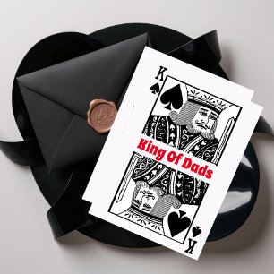 Rey De Los Papás Tarjeta De Juego Feliz Día Del Pa
