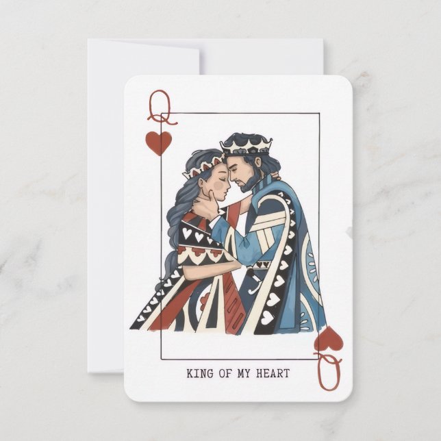 Rey de Mi Corazón – Invitación al Día de Henna de  (Anverso)