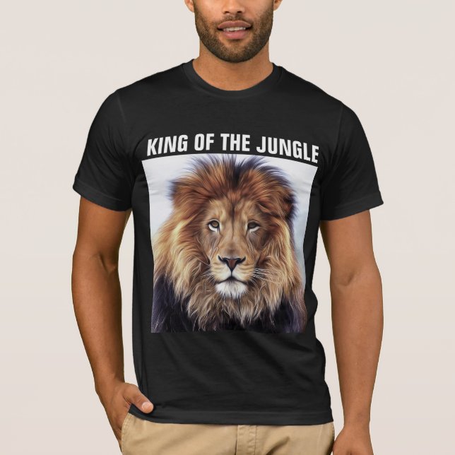 REY DE (PAPÁ) LAS CAMISETAS DE JUNGLE (Anverso)