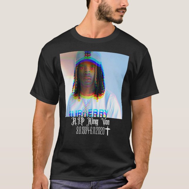 Rey de R.I.P descansa en paz camiseta esencial (Anverso)