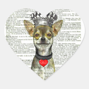 REY DEL AMOR DE LA ETIQUETA ENGOMADA DEL AMOR DE