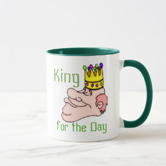Rey del día de padre para la taza del día