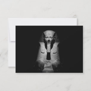 Rey del faraón blanco y negro