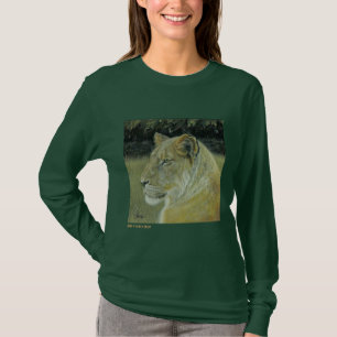 Rey del león y la camiseta de las mujeres largas
