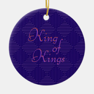 Rey del ornamento de reyes Christmas