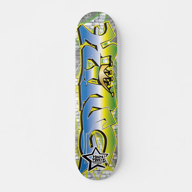 Rey Graffiti Skateboard (Anverso )