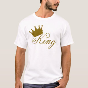 Rey Gráfico Camiseta Premium para Hombres