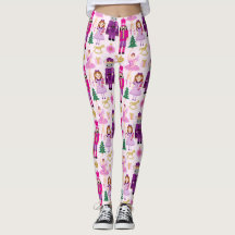 Rey Mouse Snowflake Leggings del ballet del