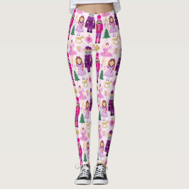 Rey Mouse Snowflake Leggings del ballet del