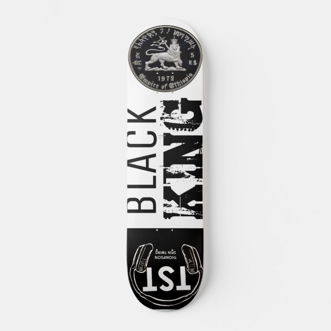 REY NEGRO Skateboard (Anverso)